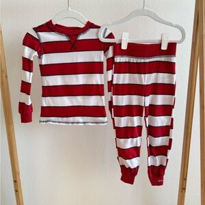 EDDIE BAUER | Candy Cane Striped Pajamas (2-Piece Set)